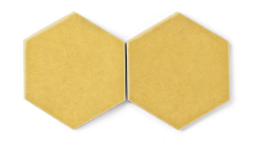 8" Hexagon Original Ceramic Tile in Haystack Gloss