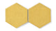 8" Hexagon Original Ceramic Tile in Haystack Gloss
