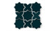 Mini Star & Cross Original Ceramic Tile in Caspian Sea Gloss