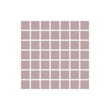 1x1 Straight Set Sheeted Original Ceramic Mosaic Tile in Painted Sky Matte