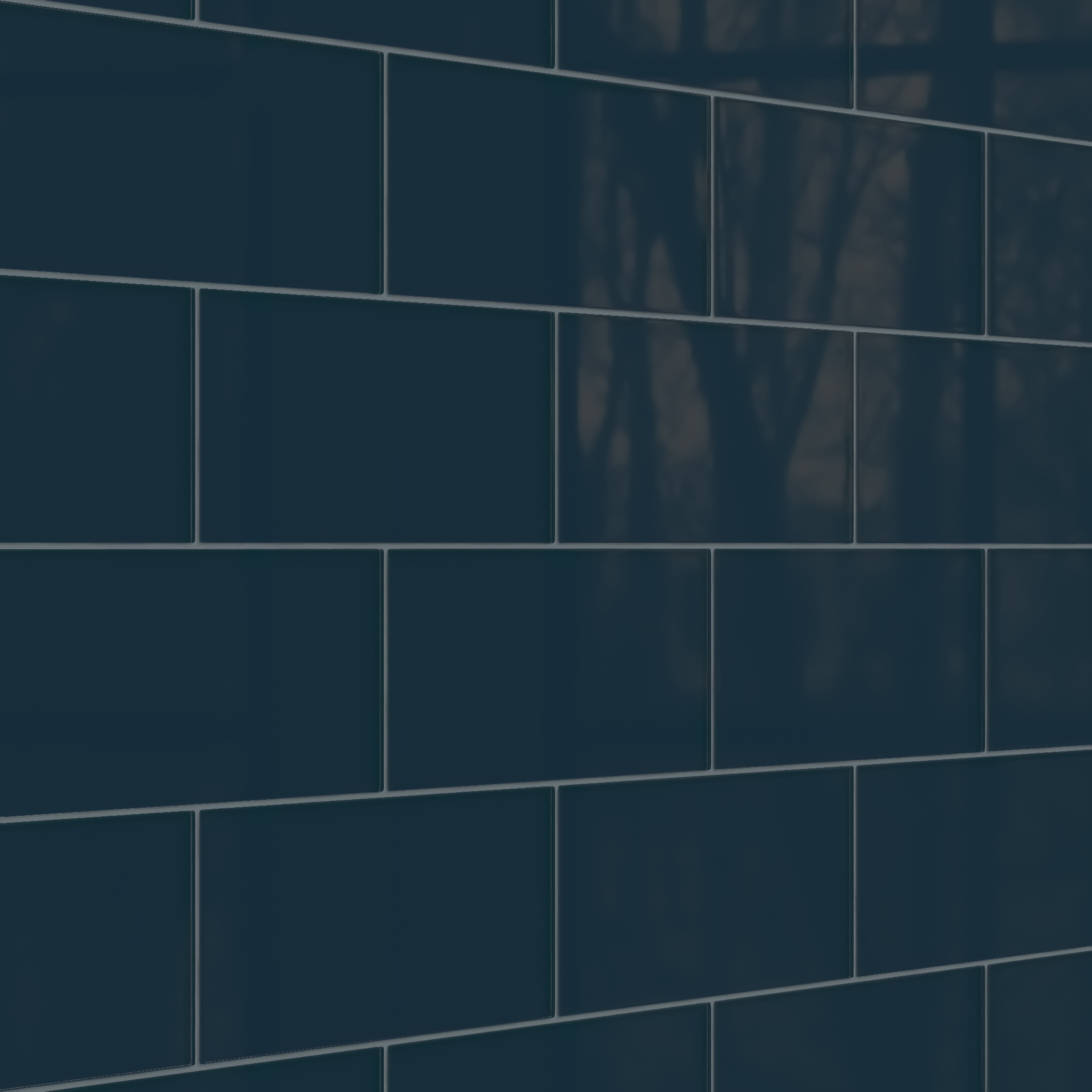 6x12 Glass Tile in Grackle Gloss