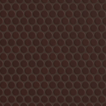 Penny Round Sheeted Original Ceramic Mosaic Tile in Garnet Matte
