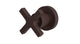 Flatiron One Handle Wall Mount Diverter/Volume Control Shower Trim with Linear Cross Handle in Architectural Copper