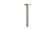 Contour & Foundry 8" Straight Shower Arm with Flange in Satin Nickel
