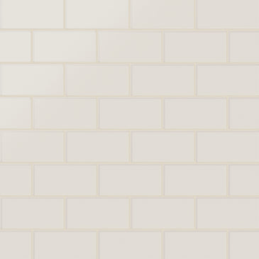 3x6 Glass Tile in Dove Matte