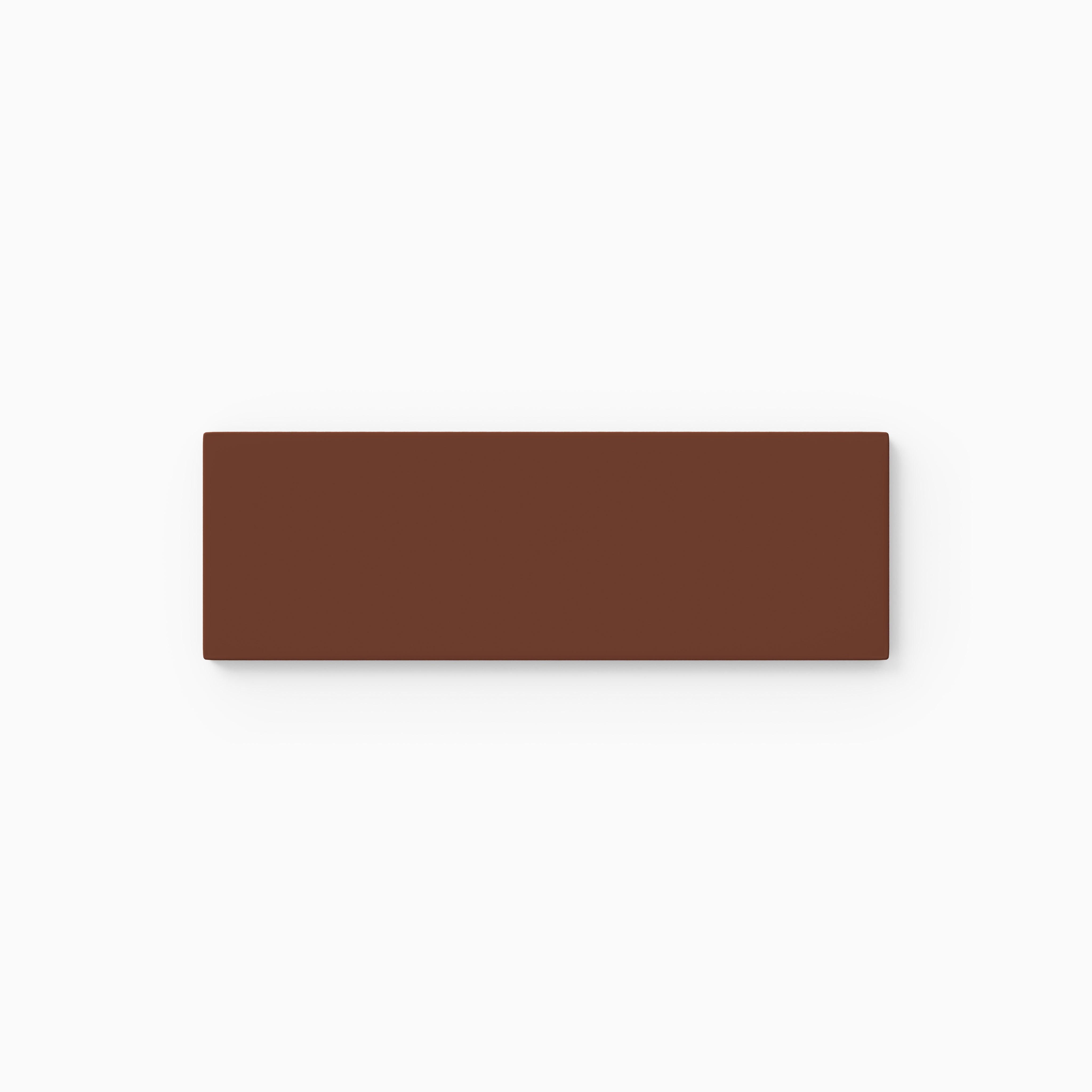 2x6 Natural Press Ceramic Tile in Red Iron Oxide Matte