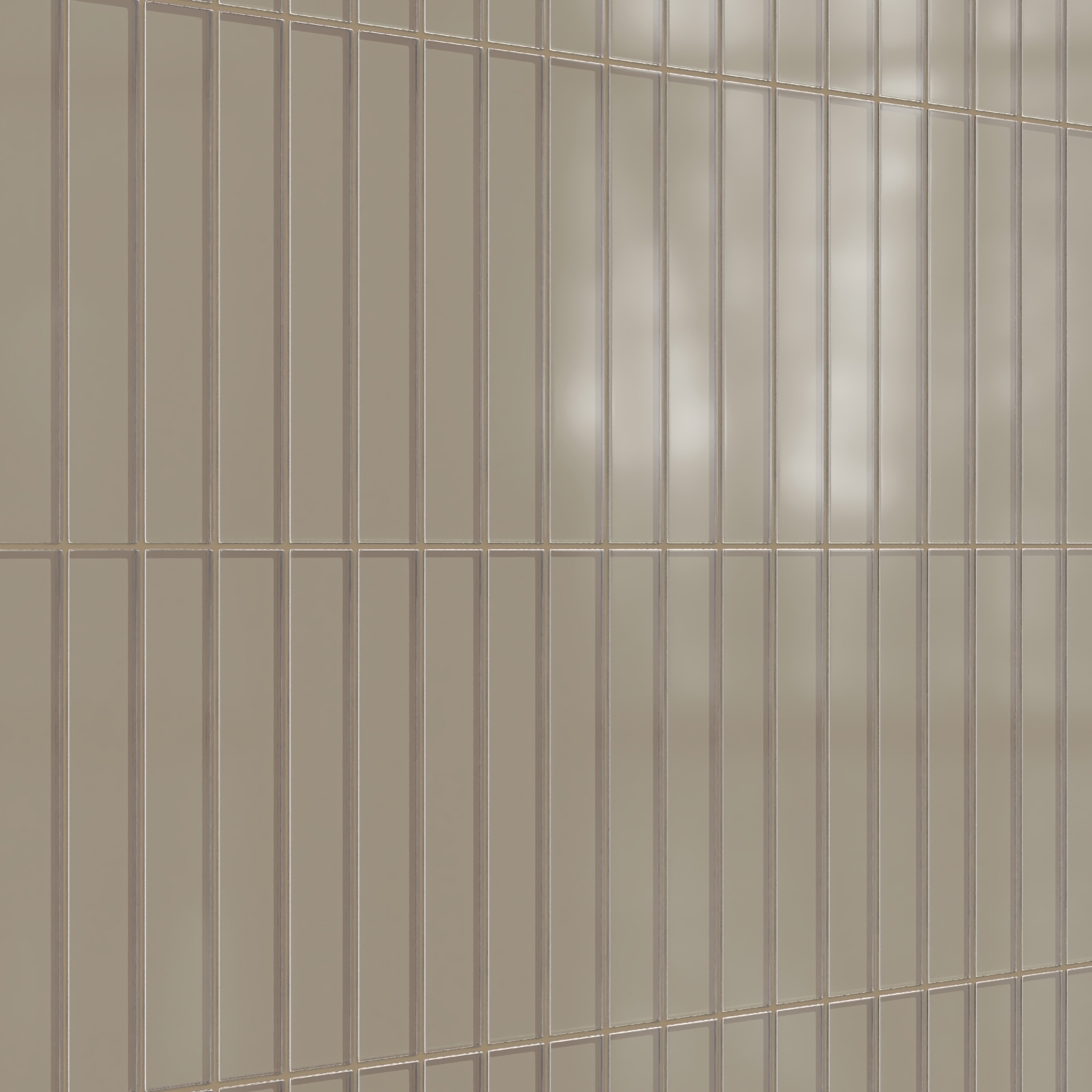 2x12 Glass Tile in Quail Matte