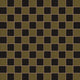 2x2 Checkerboard Sheeted Original Ceramic Tile in Chaparral Matte & Raven Matte