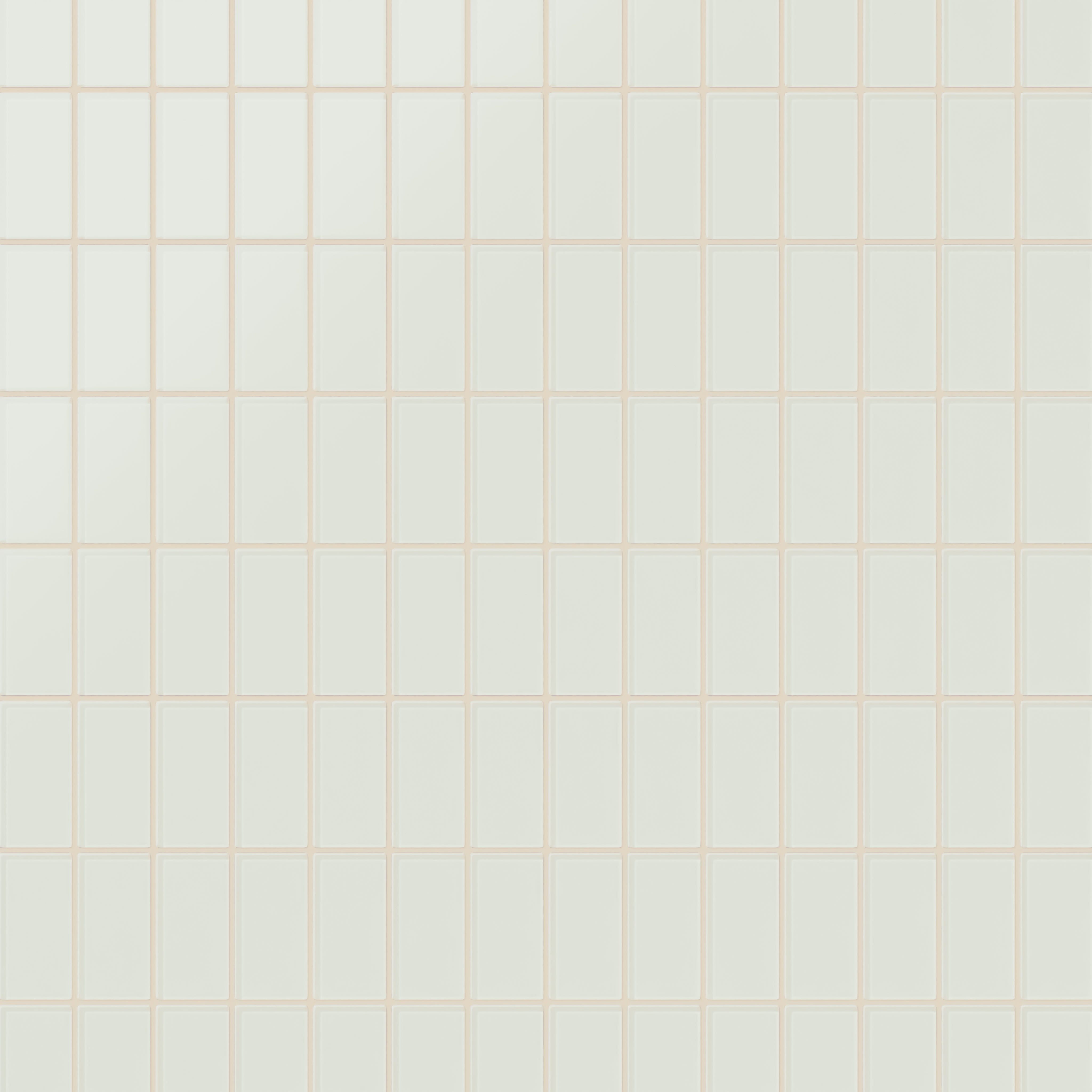 2x4 Straight Set Sheeted Glass Mosaic Tile in Flycatcher Matte