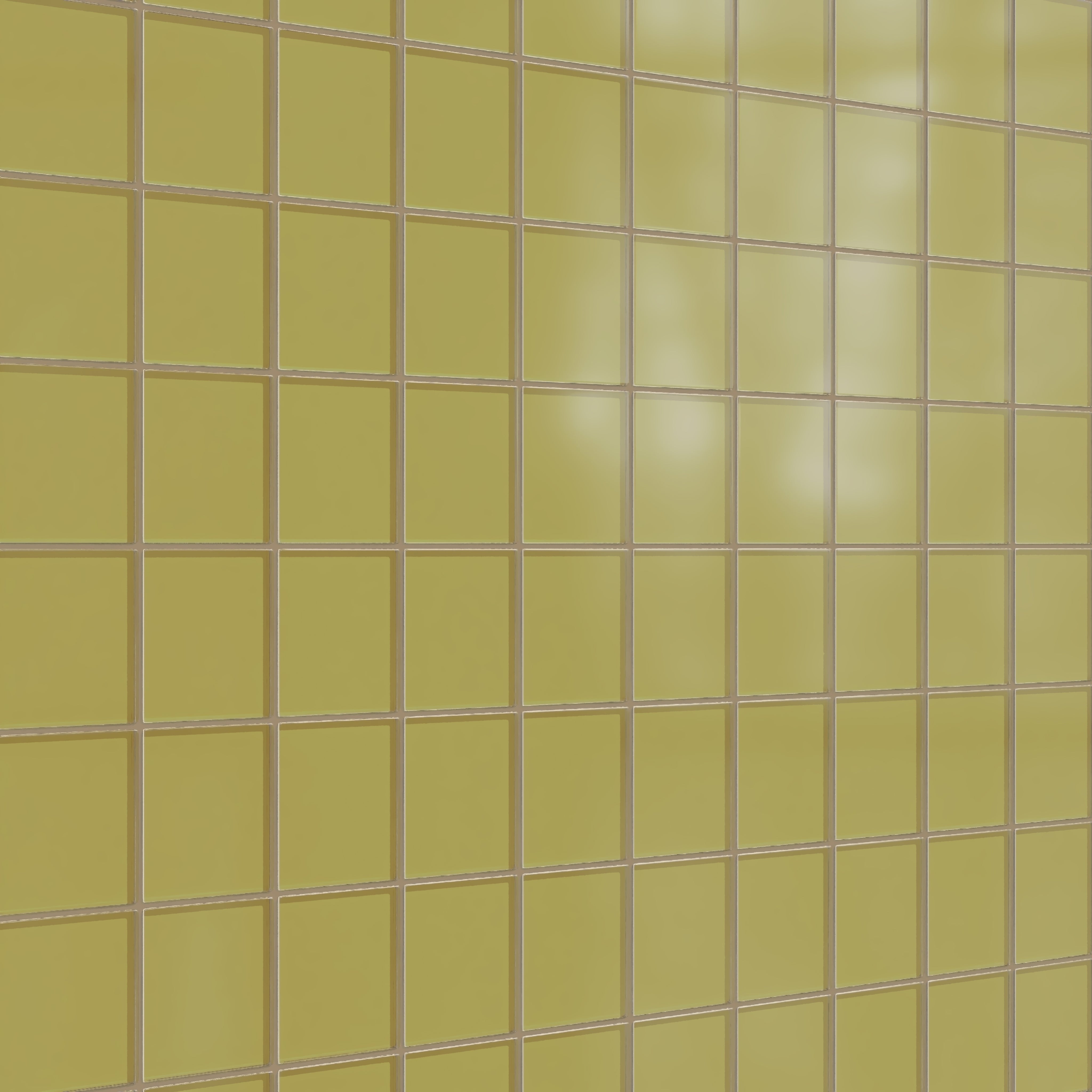 4x4 Glass Tile in Pine Siskin Matte