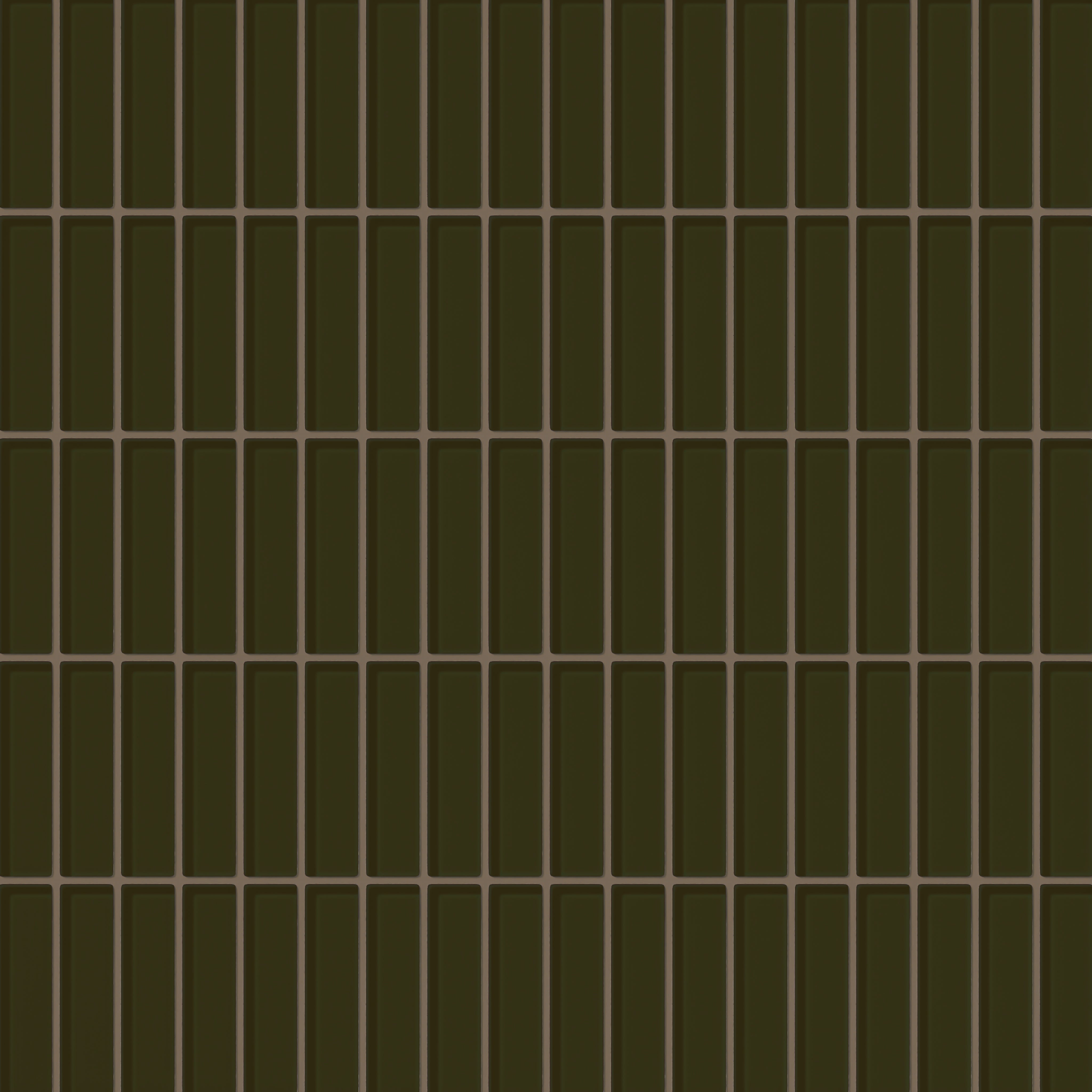 1x4 Straight Set Sheeted Glass Mosaic Tile in Catbird Gloss