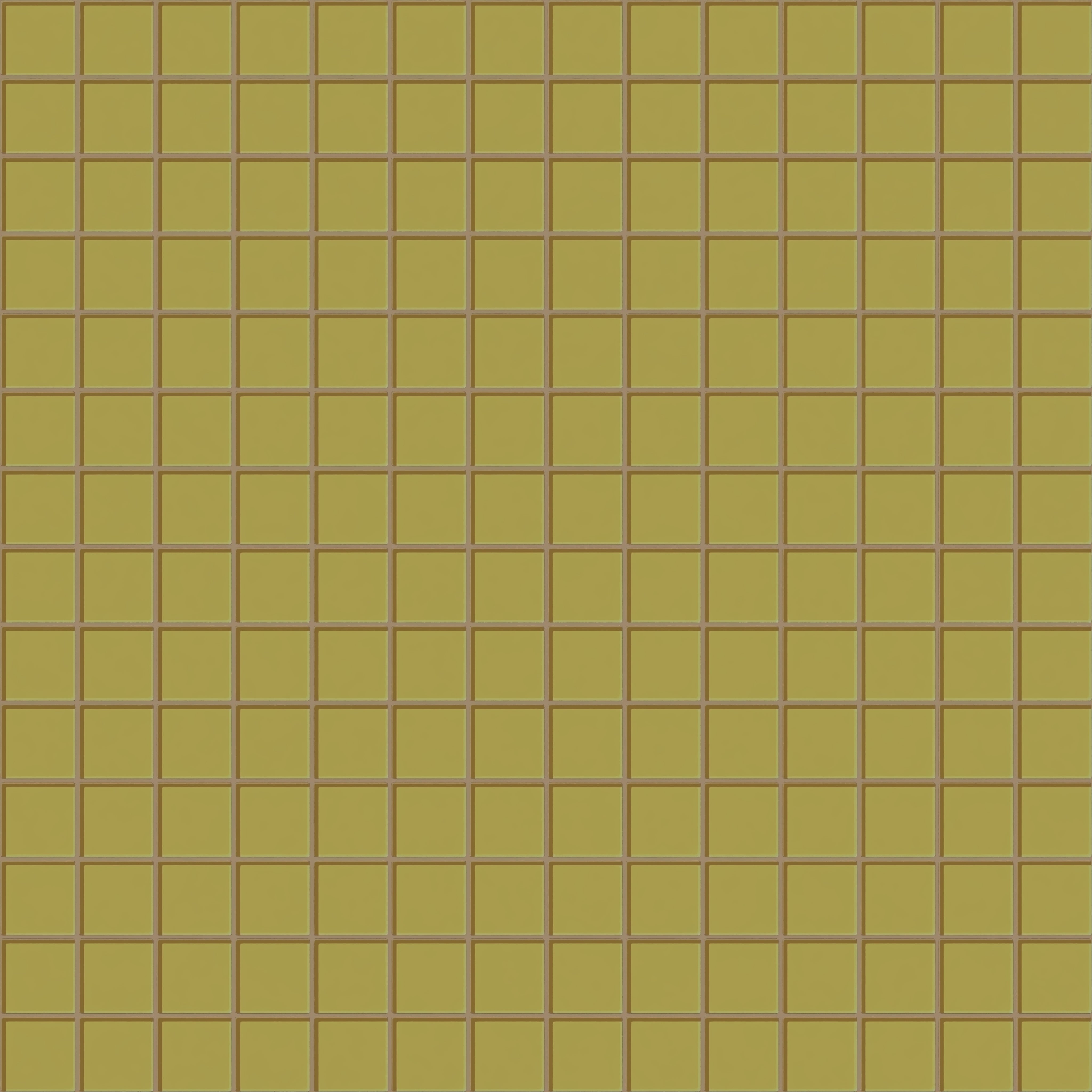 3x3 Straight Set Sheeted Glass Mosaic Tile in Pine Siskin Gloss