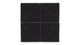 6" Triangle Original Ceramic Tile in Raven Matte