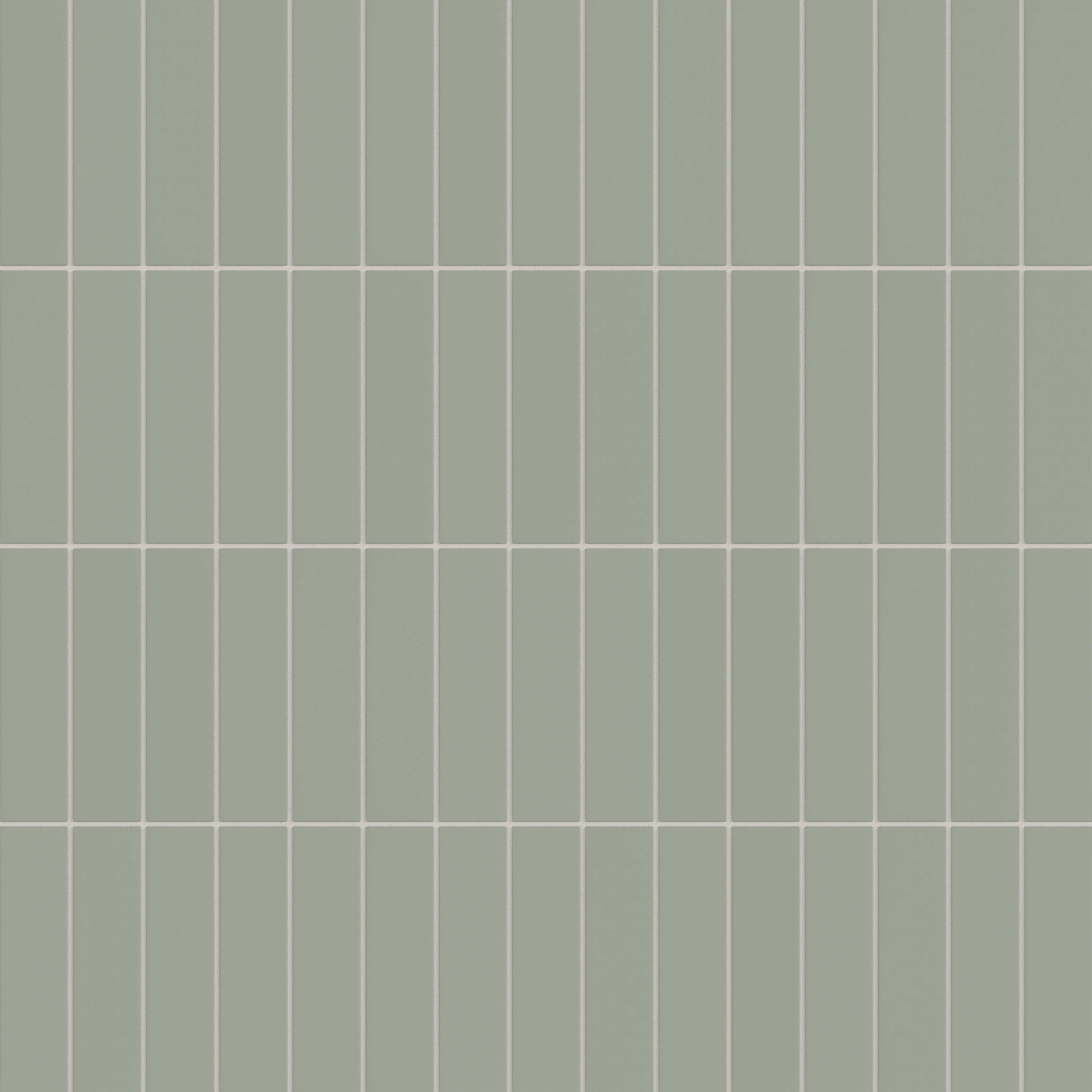 2x8 Natural Press Ceramic Tile in Terre Verte Matte