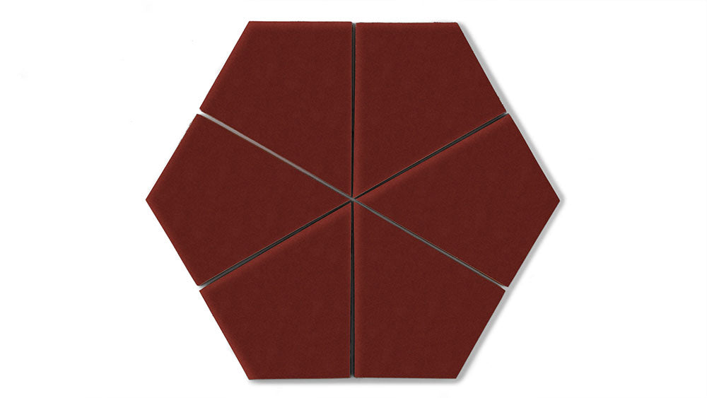 Hexite Original Ceramic Tile in Vintage Leather Matte