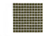 1x1 Straight Set Sheeted Original Ceramic Mosaic Tile in Bonsai Gloss