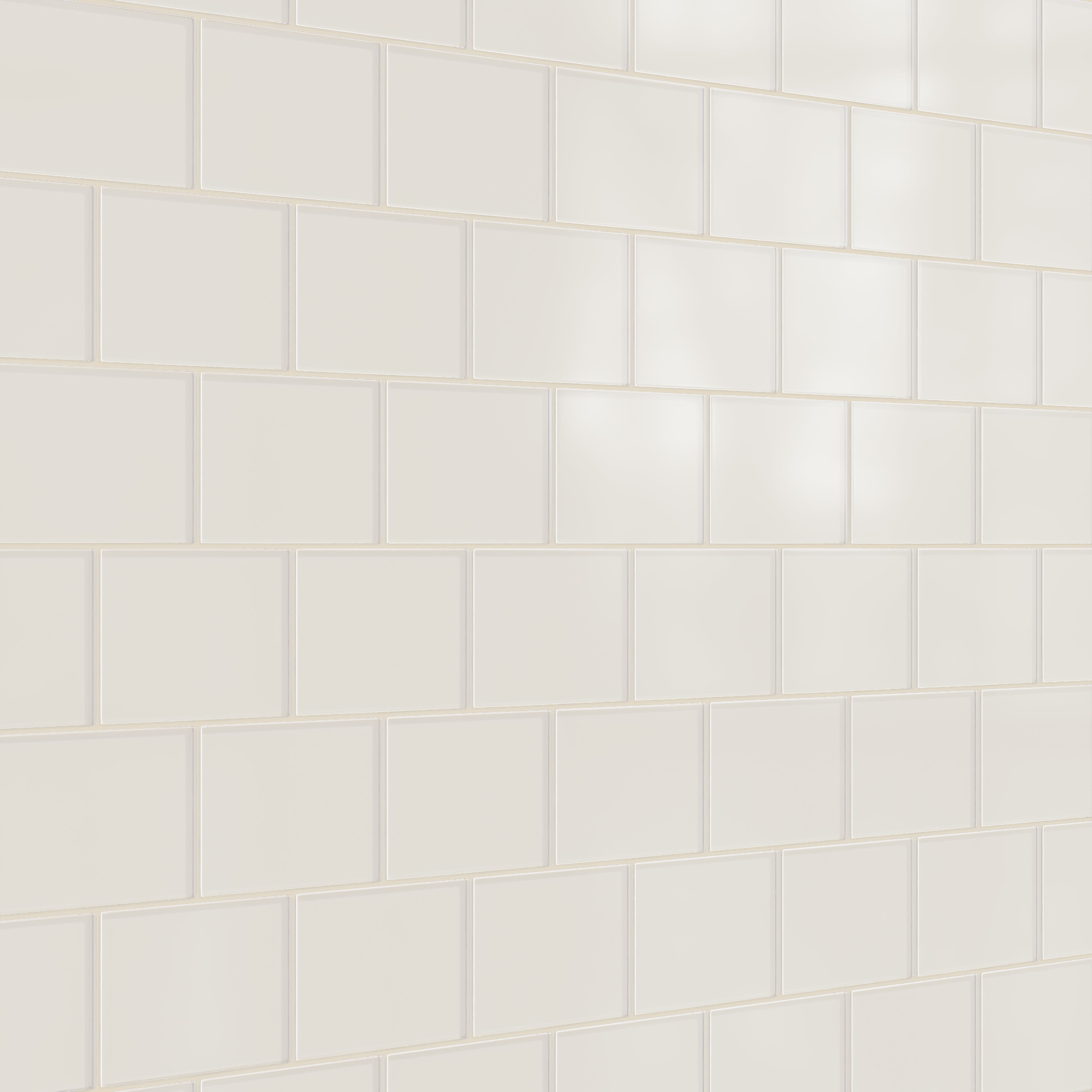 4x6 Glass Tile in Dove Matte