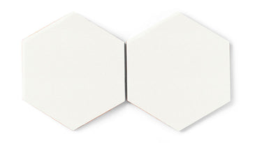 8" Hexagon Original Ceramic Tile in Calcite Matte