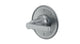 Emerson One Handle Wall Mount Shower Trim with Classic Lever Handle in Satin Chrome