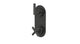 Contour Two Handle Wall Mount Shower Trim with Soft Cross/Soft Lever Handles in Blackened Nickel