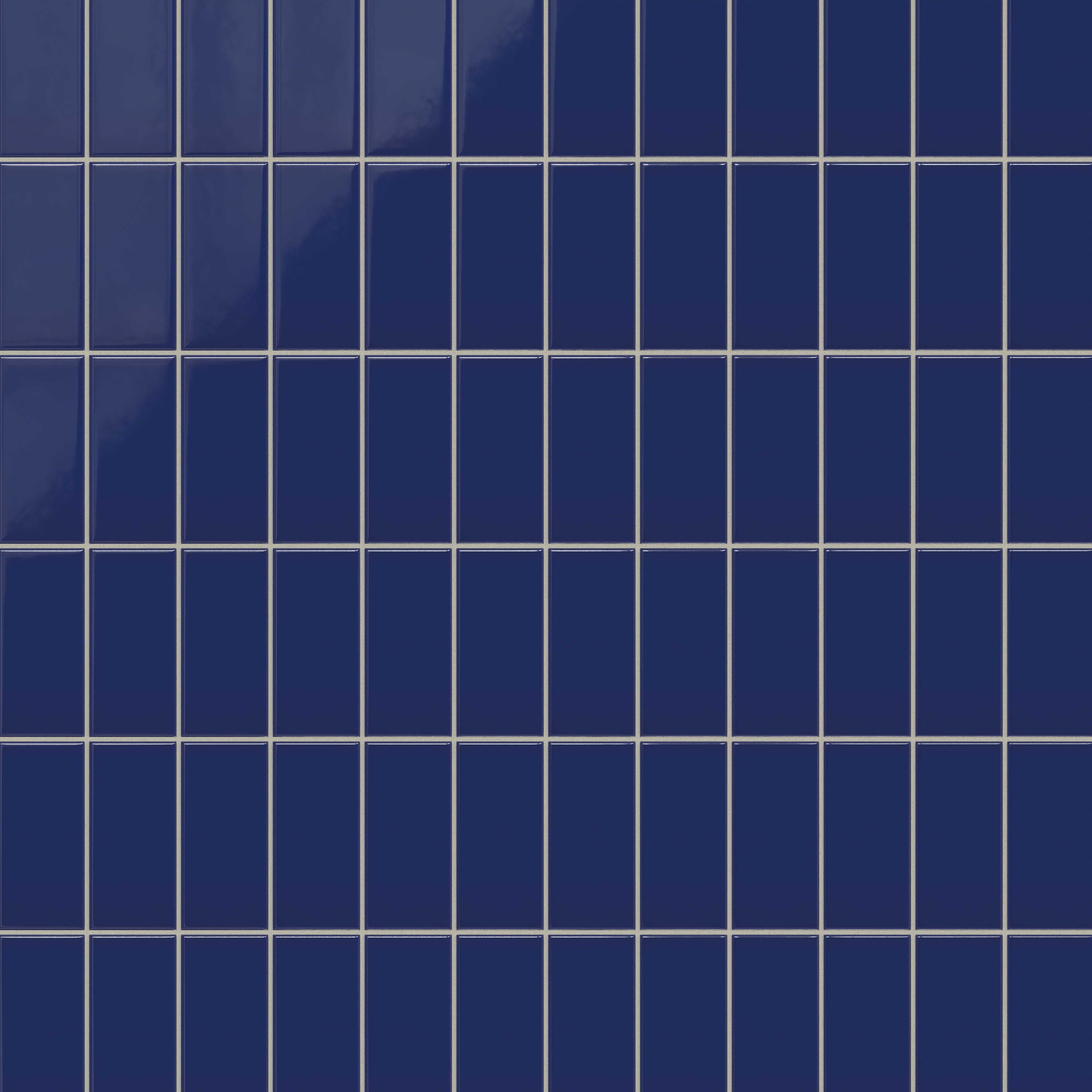 3x6 Natural Press Ceramic Tile in Ultramarine Gloss