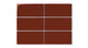 3x6 Natural Press Ceramic Tile in Carmine Gloss