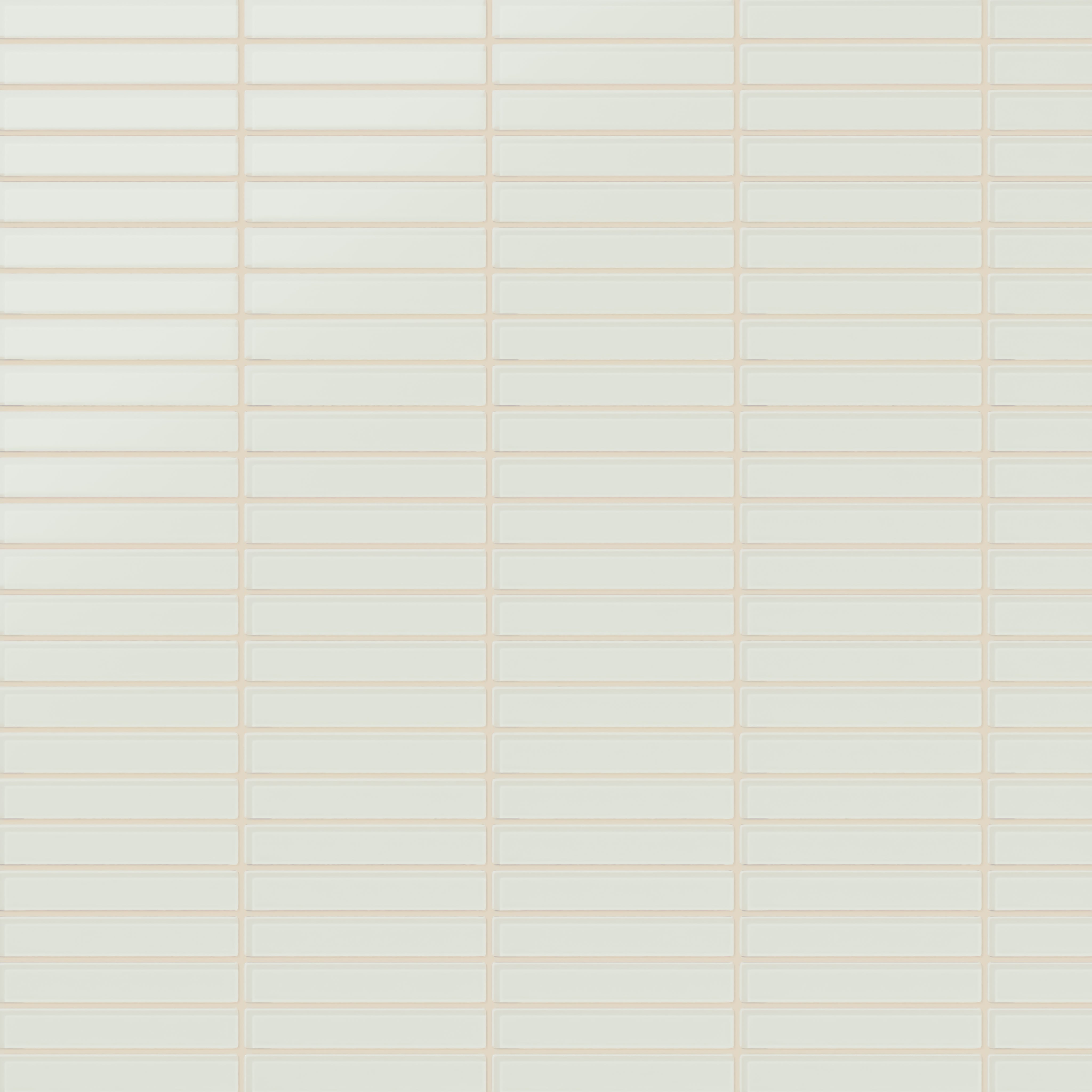 1x6 Straight Set Sheeted Glass Mosaic Tile in Flycatcher Matte