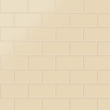 3x6 Glass Tile in Chickadee Matte