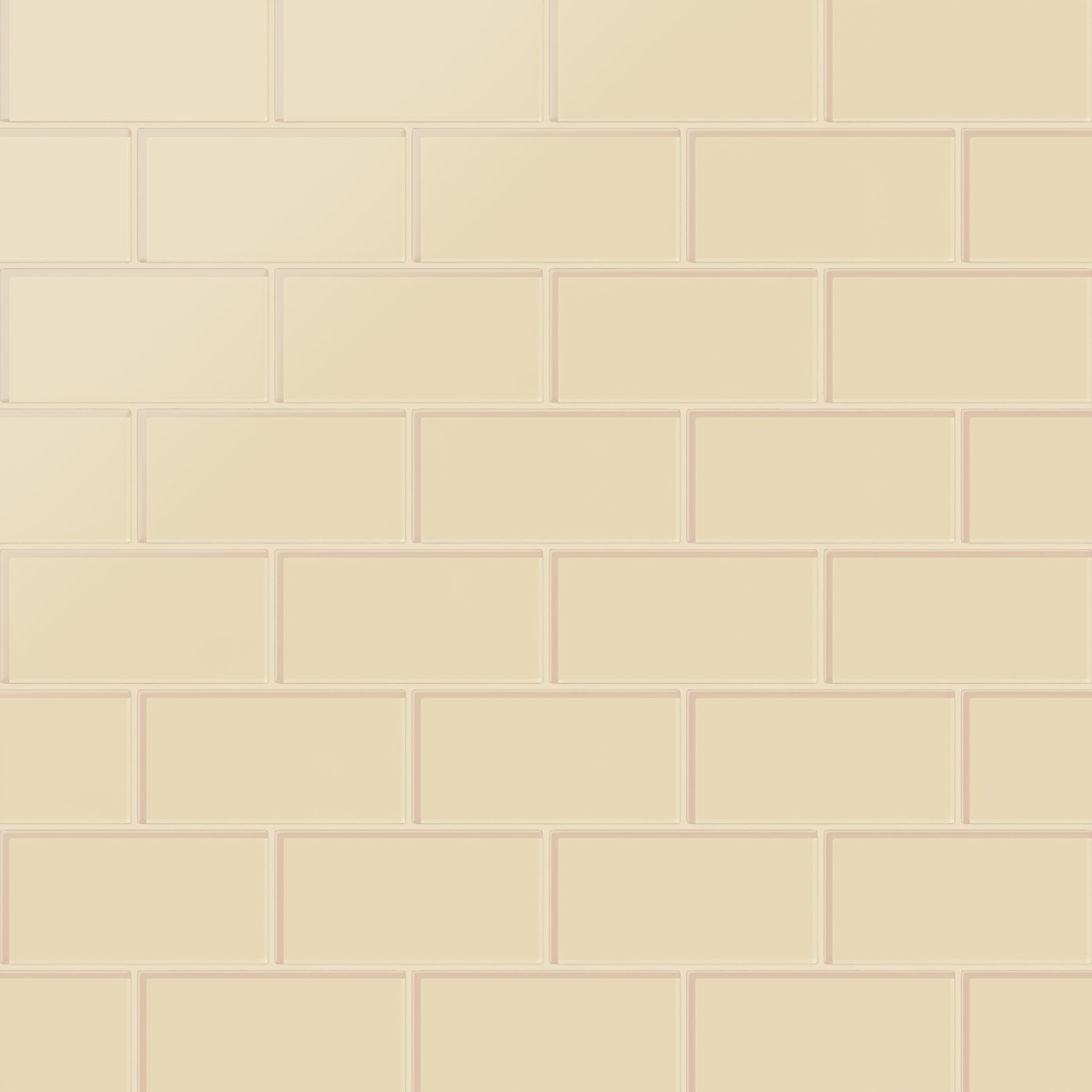 3x6 Glass Tile in Chickadee Matte