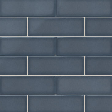 4x12 Original Ceramic Tile in Nautical Gloss