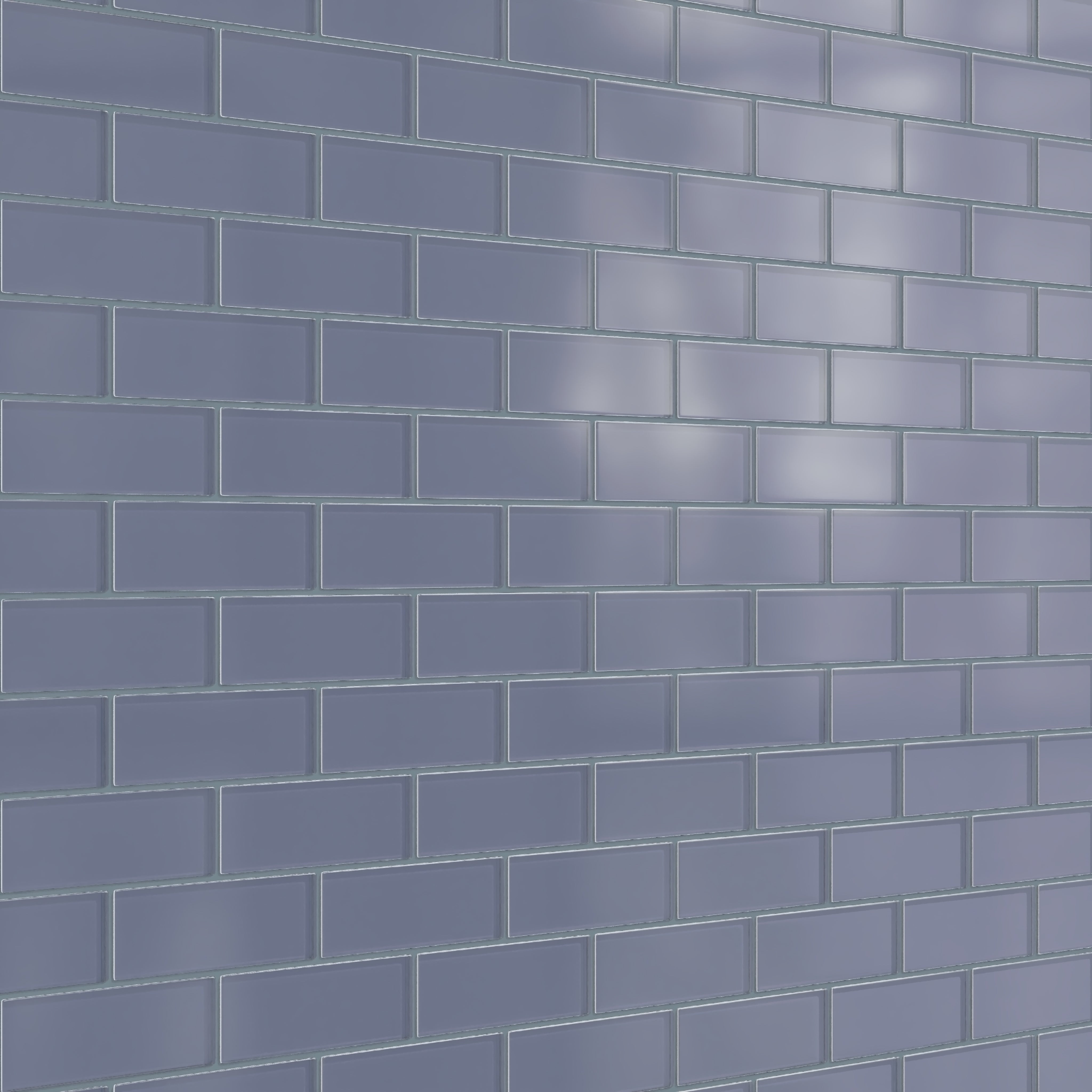 2x6 Glass Tile in Nuthatch Matte