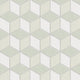 Small Diamond Escher Sheeted Original Ceramic Tile in Overcast Matte, Calcite Matte & Limewash Matte