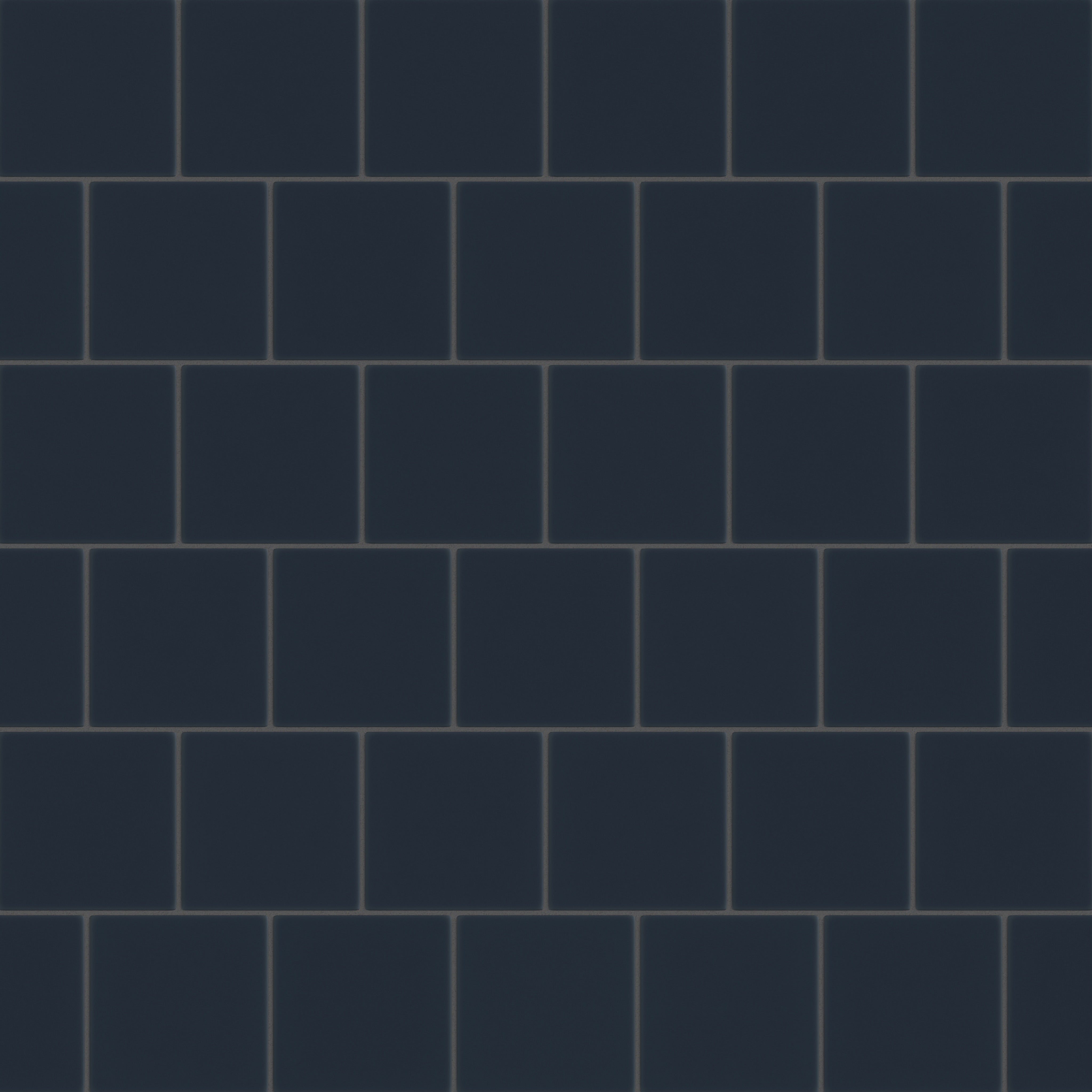6x6 Original Ceramic Tile in Navy Blue Matte