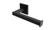 Flatiron Square Single Post Paper Holder in Oil Rubbed Bronze