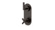 Contour Two Handle Wall Mount Shower Trim with Soft Cross/Soft Lever Handles in Antique Bronze