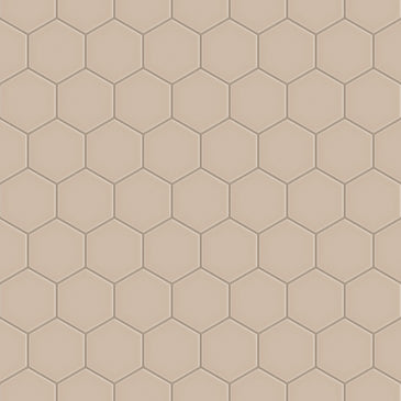 4" Hexagon Original Ceramic Tile in Sweet Pea Matte