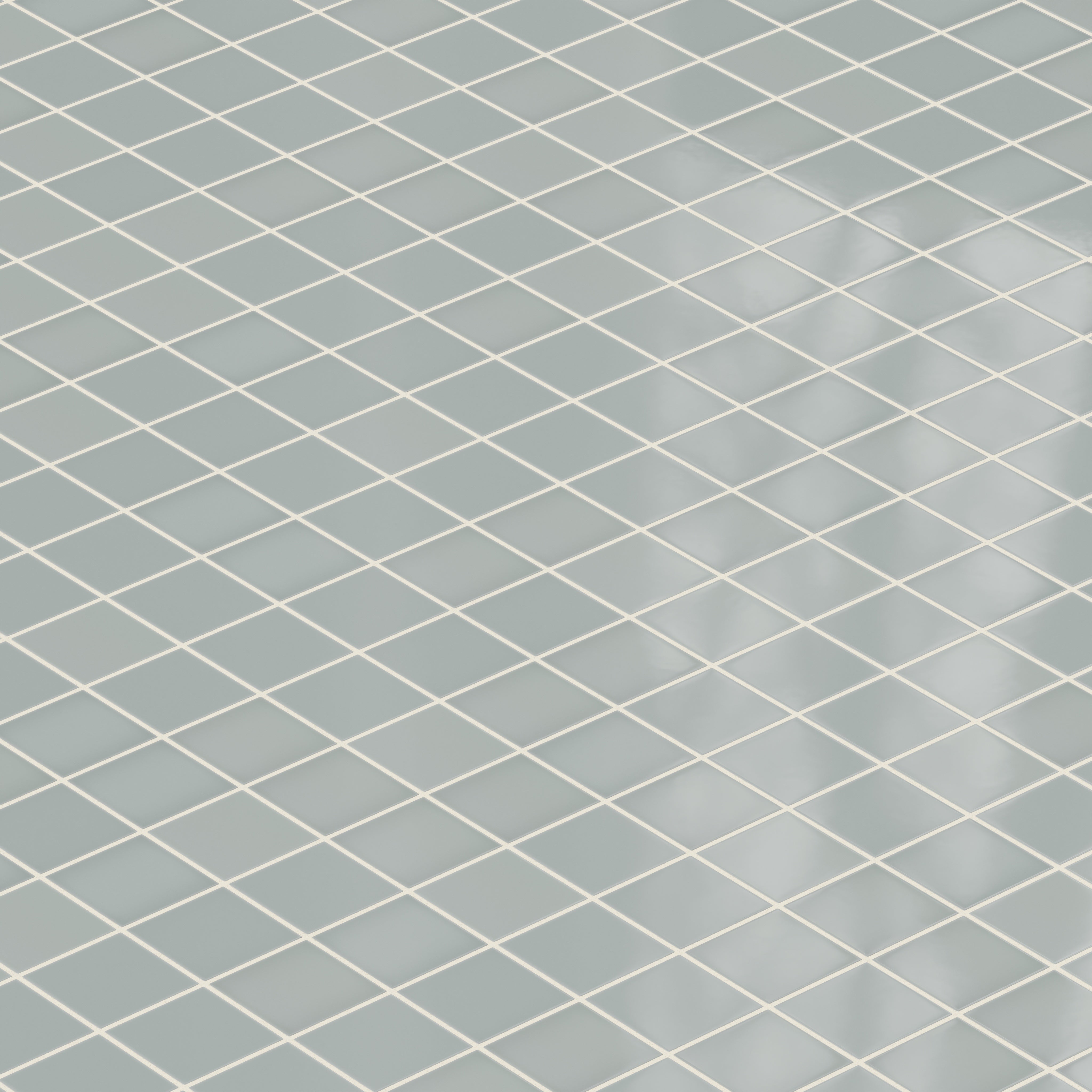 3x3 Straight Set Sheeted Natural Press Ceramic Mosaic Tile in Hood River Gloss