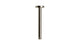 Contour & Foundry 8" Straight Shower Arm with Flange in Polished Nickel