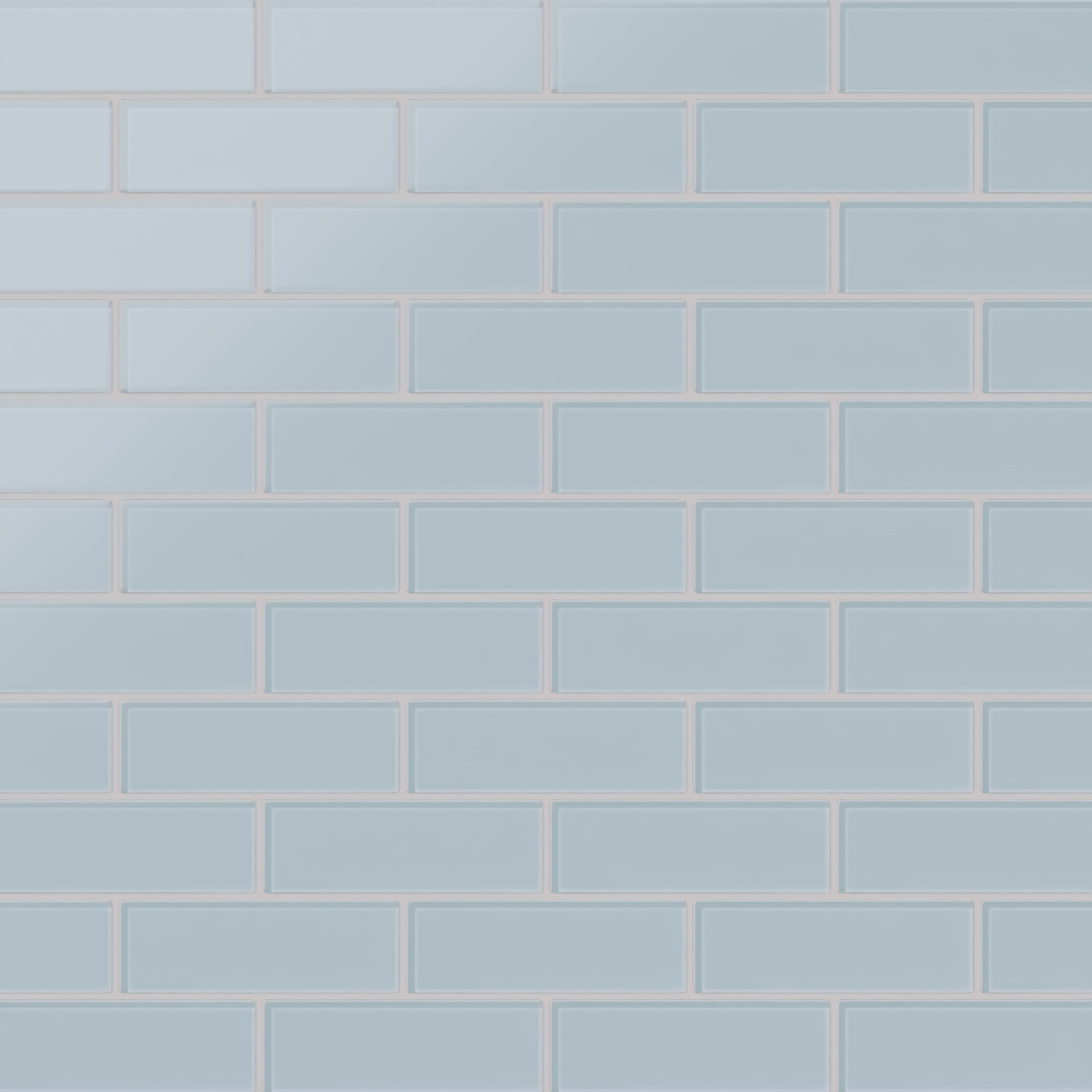 2x6 Glass Tile in Partridge Matte