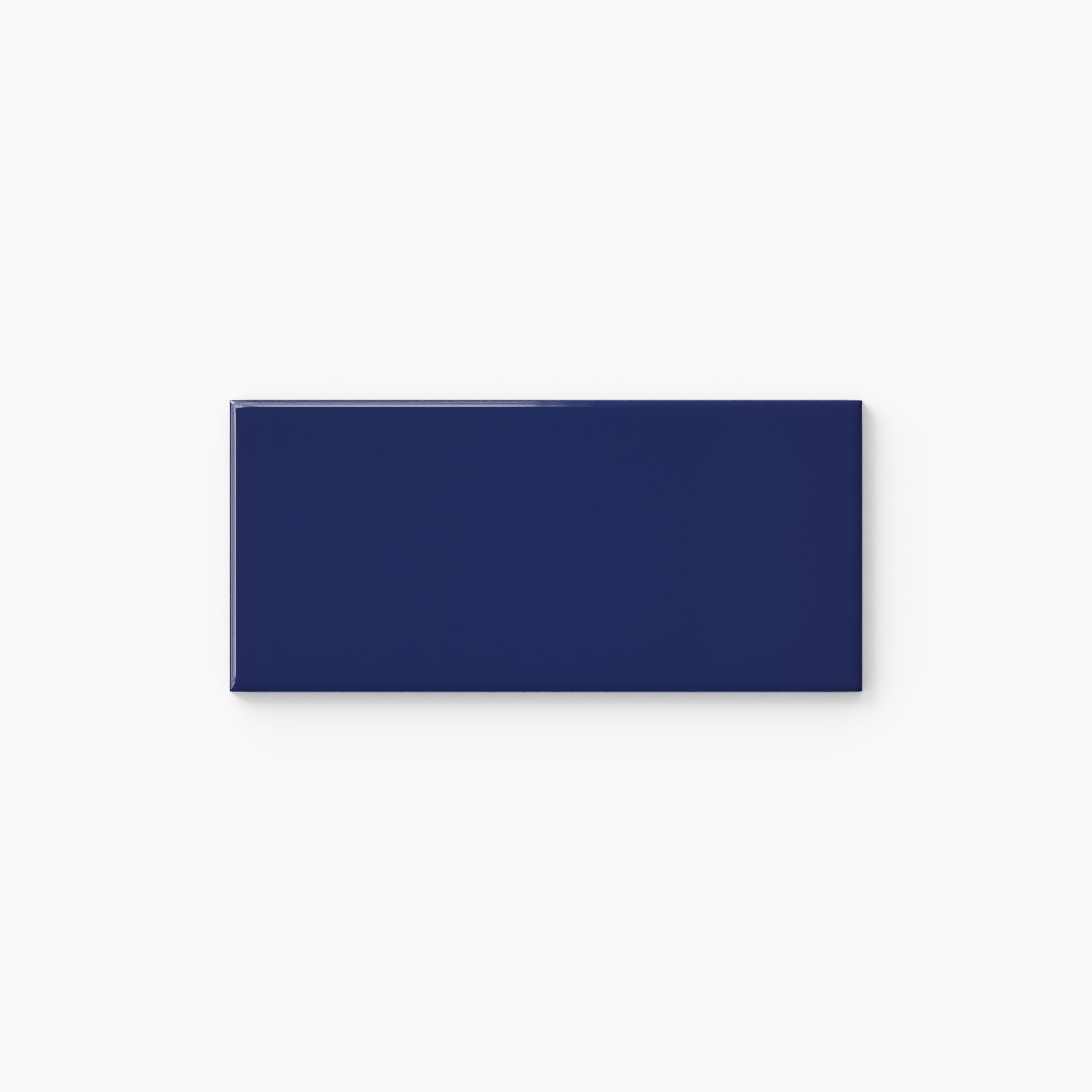 3x6 Natural Press Ceramic Tile in Ultramarine Gloss