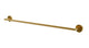 Contour Towel Bar 30" in French Brass