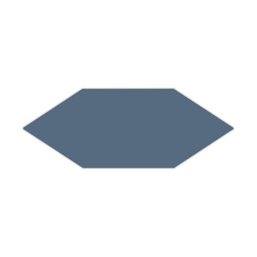 Picket Original Ceramic Tile in Slate Blue Matte