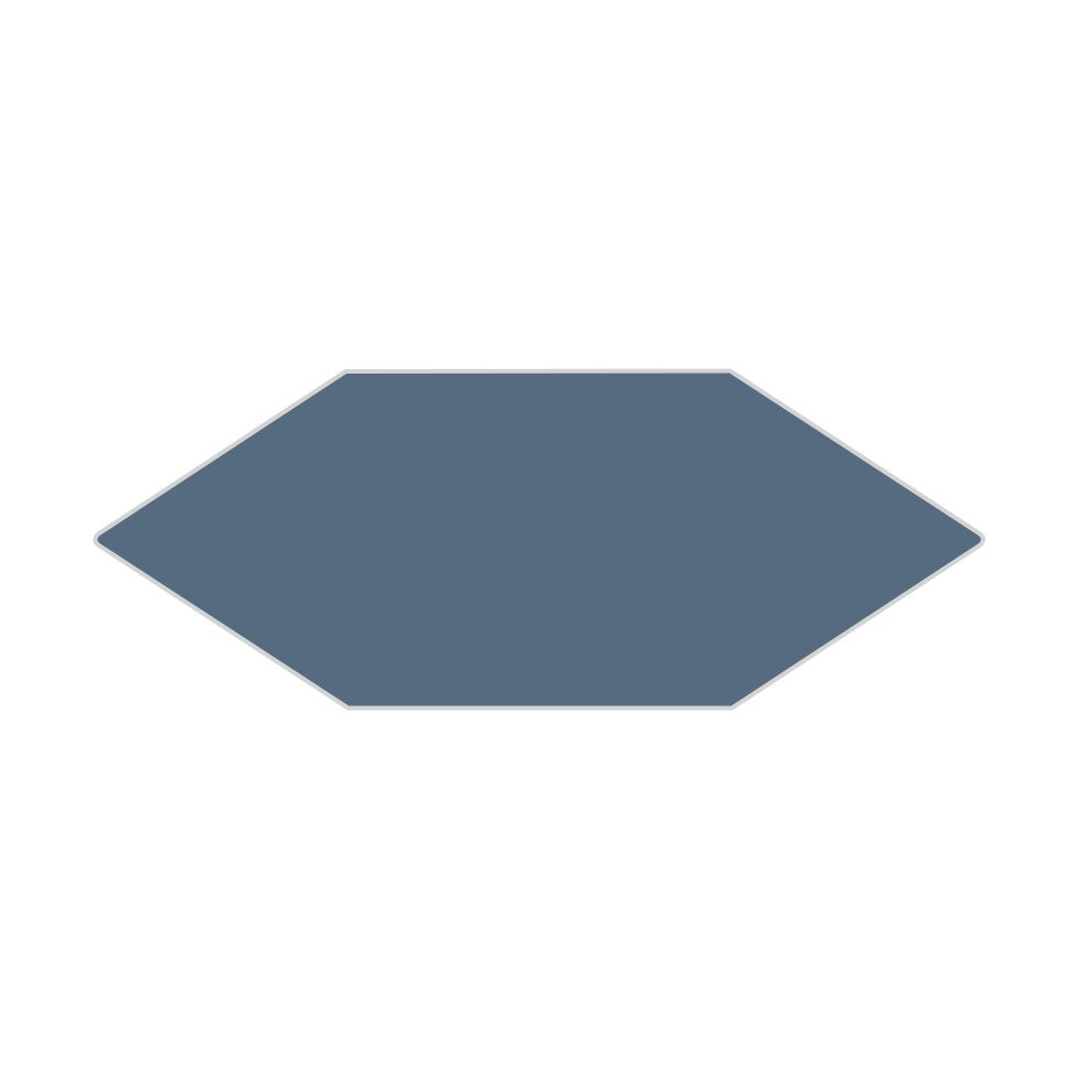 Picket Original Ceramic Tile in Slate Blue Matte