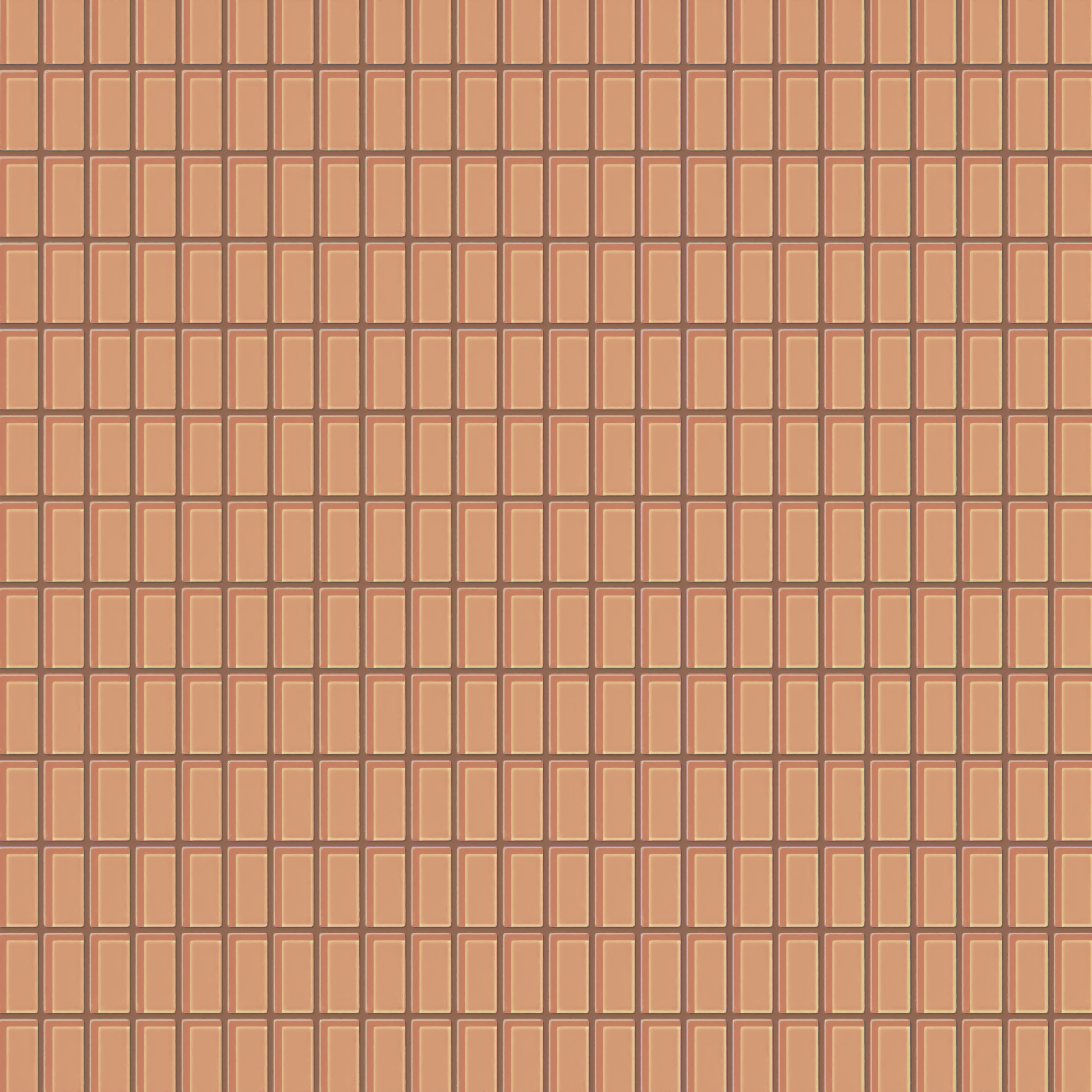 1x2 Straight Set Sheeted Glass Mosaic Tile in Carolina Wren Gloss