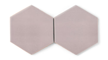 8" Hexagon Original Ceramic Tile in Painted Sky Gloss