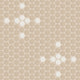 1" Penny Round Sparkle Sheeted Original Ceramic Tile in Sweet Pea Matte & Feldspar Matte