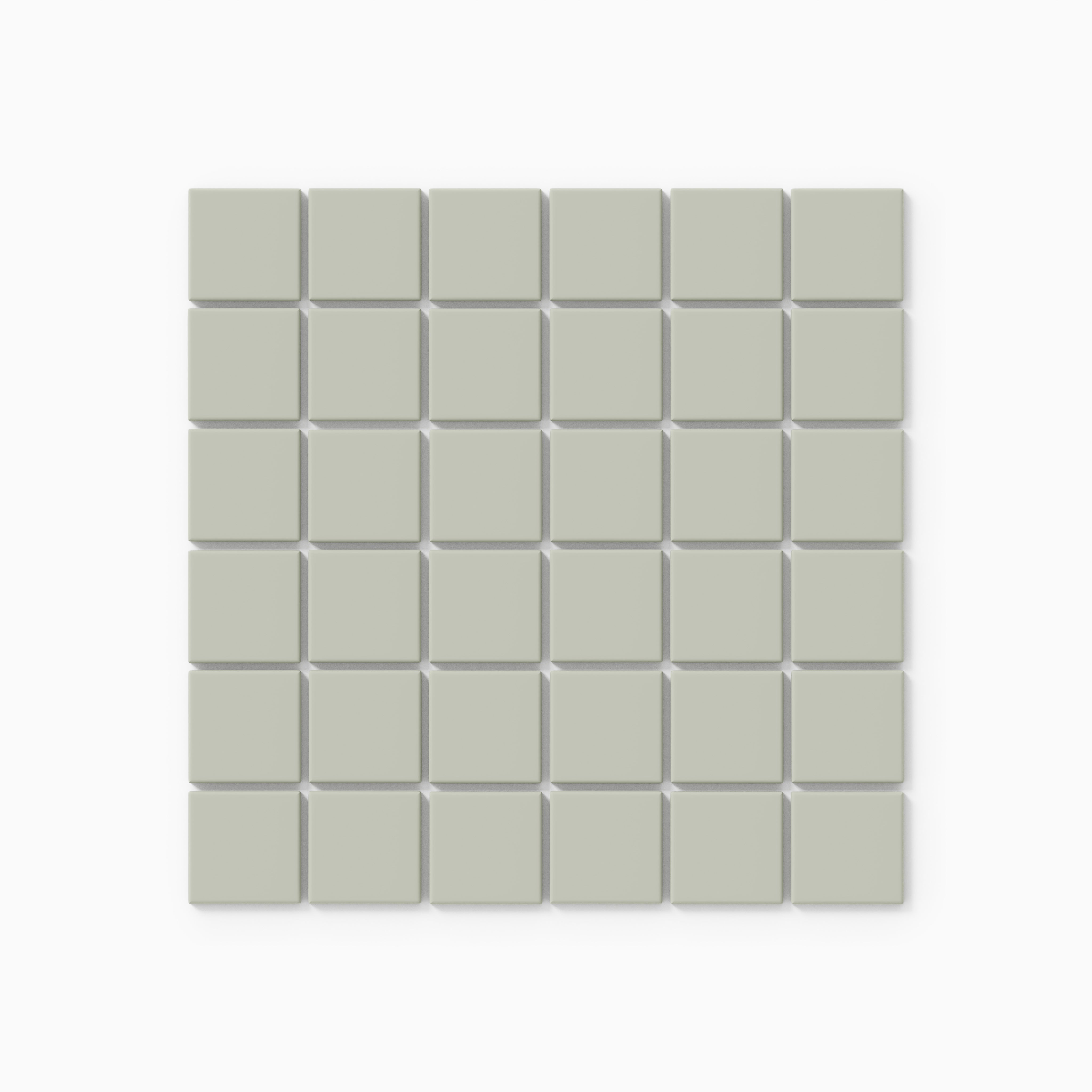 2x2 Straight Set Sheeted Natural Press Ceramic Mosaic Tile in Manzanita Matte
