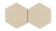 8" Hexagon Original Ceramic Tile in Dolomite Matte