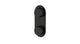 Foundry Two Handle Wall Mount Shower Trim with Barrel Knob Handles in Oil Rubbed Bronze