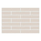 1x6 Half Offset Sheeted Original Ceramic Mosaic Tile in Sand Dune Matte